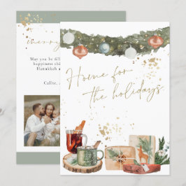 INGE Watercolor Warm Holiday Geschenke Weihnachtsk Einladung