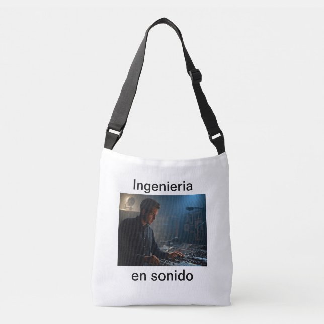 Ingenieria en sonido tragetaschen mit langen trägern (Vorderseite)