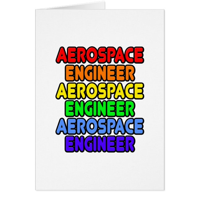 Ingénieur aérospatial Arc-en-ciel (Devant)