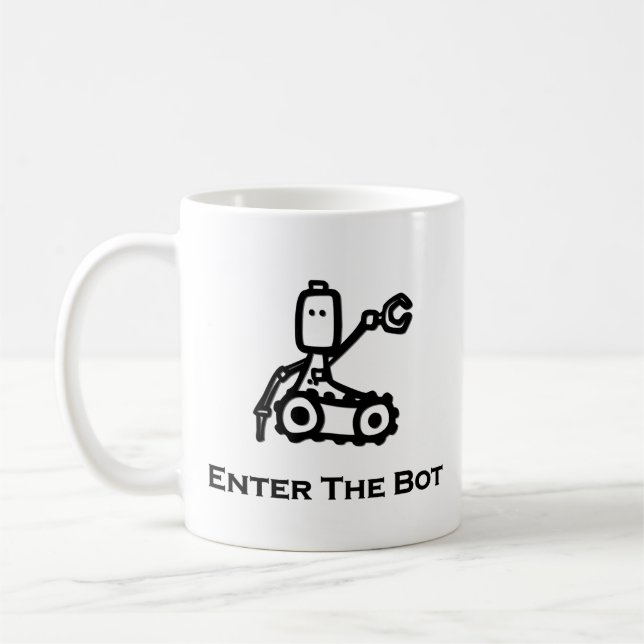 Ingenieur-Bot betreten den Bot Kaffeetasse (Links)