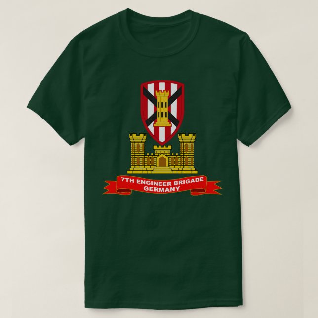 Ingenieur Brigade 1969 Deutschland ENG Br Ribbon X T-Shirt (Design vorne)