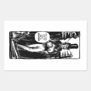 Ingenieur Brunel Rechteckiger Aufkleber