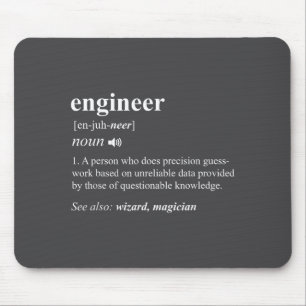 Ingenieur Definition Lustig Ingenieurwesen Maschin Mousepad