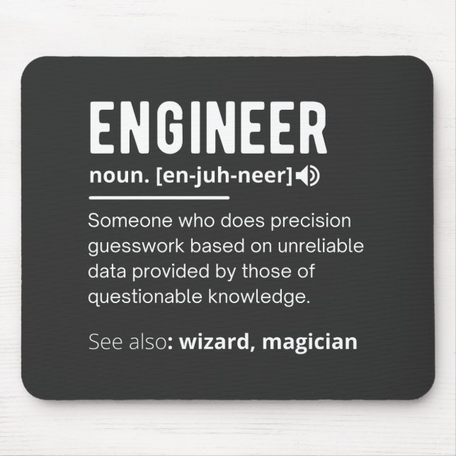 INGENIEUR DEFINITION MOUSEPAD (Vorne)