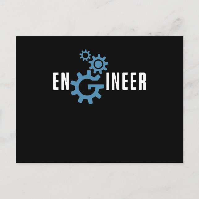 Ingenieur der Mechatronik und Mechanik Postkarte (Vorderseite)