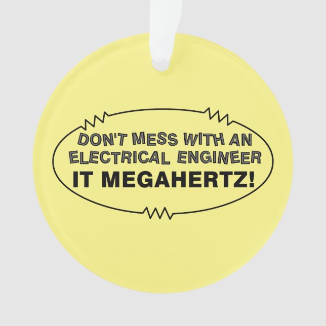 Ingénieur électricien Megahertz Ovale (devant)
