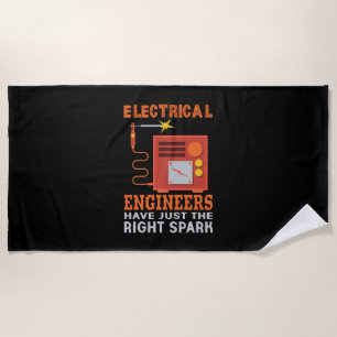 Ingenieur Elektrotechniker haben genau das Richtig Strandtuch