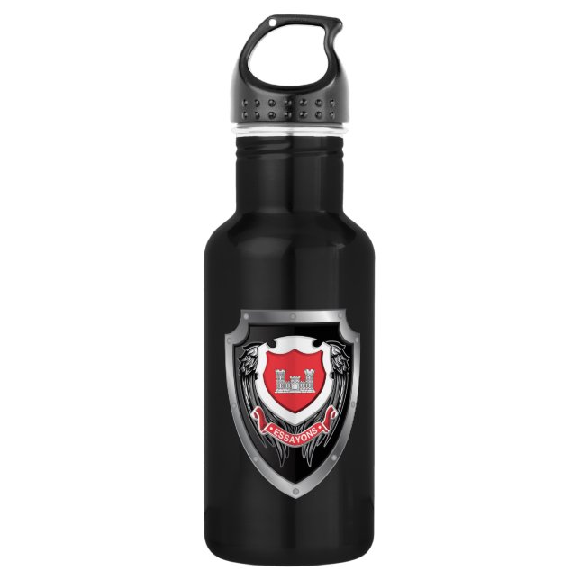 Ingenieur Essayons Edelstahlflasche (Vorderseite)
