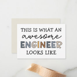 Ingenieur Funny Phantastisch Engineer | Engineerin Mitteilungskarte