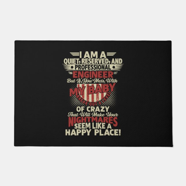 Ingenieur für Berufliche Kunst Fußmatte (Vorderseite)