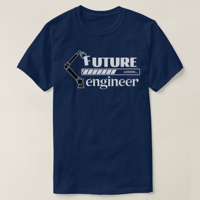 Ingenieur für das Laden von Bar Abschluss Gi T-Shirt (Design vorne)