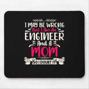 Ingenieur Ich bin Ingenieur und Mama Mousepad