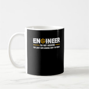 Ingenieur, ich streite nicht über das komische In Kaffeetasse