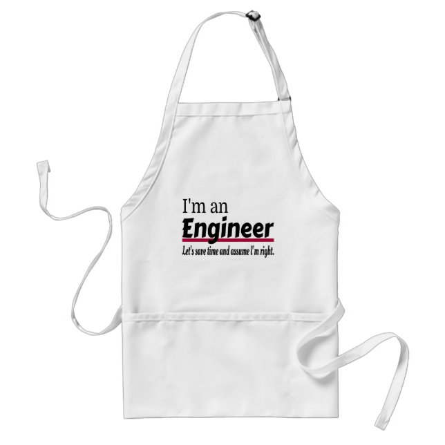 Ingenieur immer rechts schürze (Vorne)