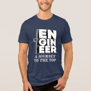 Ingenieur in 3D - Eine Reise nach oben Tri-Blend Shirt