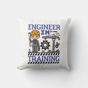 Ingenieur in Training Boys STEM Kissen