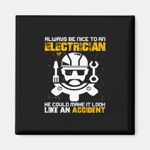 Ingenieur ist immer nett zu einem Elektroingenieur Magnet