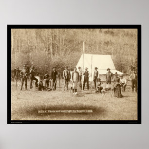 Ingenieur-Korps und zwei Rotwild Sd 1889 Poster