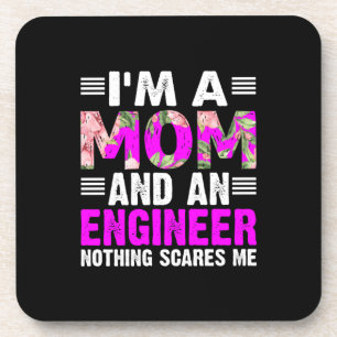 Ingenieur Kunst als Mama und Ingenieur Getränkeuntersetzer