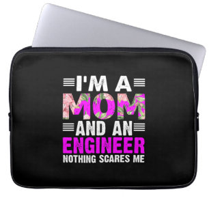 Ingenieur Kunst als Mama und Ingenieur Laptopschutzhülle