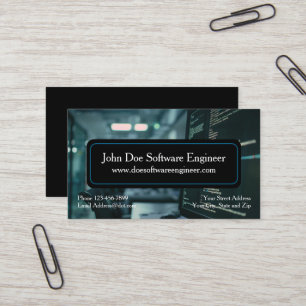 Ingénieur logiciel Carte de visite de sécurité inf