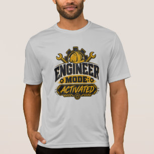 Ingenieur-Modus aktiviert Ingenieurs-Humor T-Shirt
