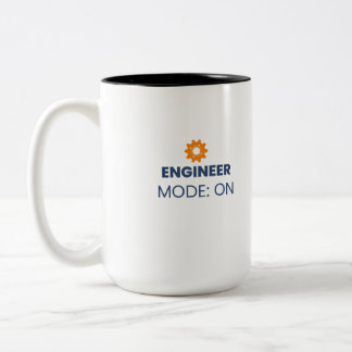 Ingenieur-Modus Ein Lustiges Ingenieurdesign Zweifarbige Tasse