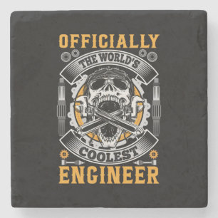 Ingenieur offiziell der Coolste Ingenieur der Welt Steinuntersetzer