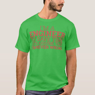 Ingenieur Rette Zeitingenieurwesen T-Shirt