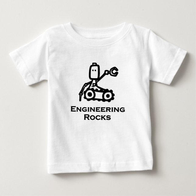 Ingenieur-Robotertechnik Baby T-shirt (Vorderseite)
