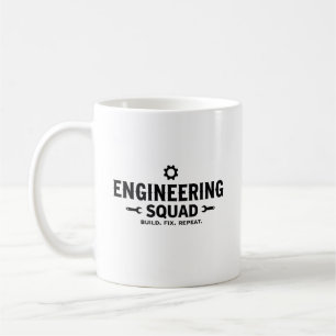 Ingenieur-Team-Tasse – Bauen. Reparieren. Wiederho Kaffeetasse