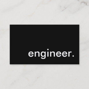 ingenieur. visitenkarte