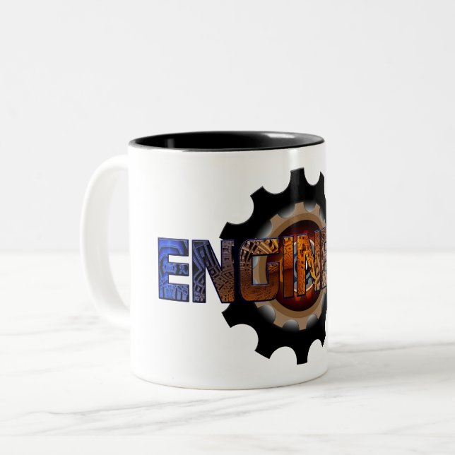 Ingenieur Zweifarbige Tasse (Vorderseite Links)
