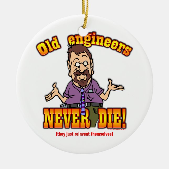 Ingenieure Keramik Ornament (Vorne)