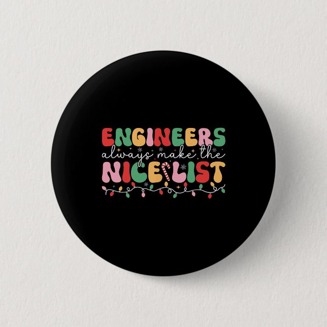 Ingenieure machen immer den netten Retro-Ingenieur Button (Vorderseite)