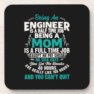 Ingenieurkunst als Ingenieur-Mama Getränkeuntersetzer