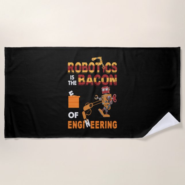 Ingenieurrobotik Strandtuch (Vorderseite)