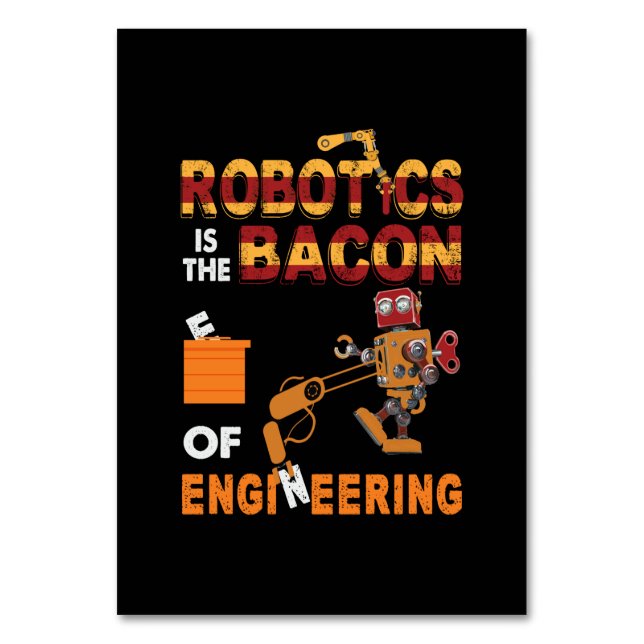 Ingenieurrobotik Tischnummer (Vorderseite)