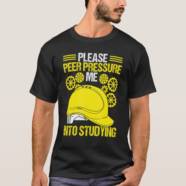 Ingenieurschule Abschluss Spaß Funny Engineer T-Shirt (Vorderseite)