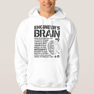Ingenieursgehirn Lustiger Prozessingenieur Männer  Hoodie