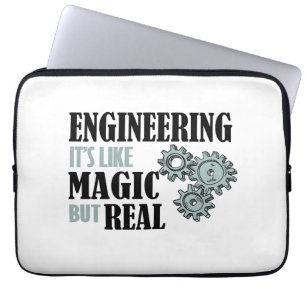 Ingenieurskunst - Es ist wie Magie, aber real Laptopschutzhülle