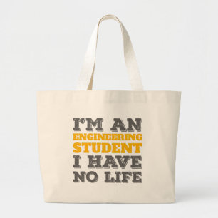 Ingenieurskunst Ich bin Ingenieurstudent Jumbo Stoffbeutel
