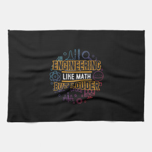 Ingenieurwesen wie Mathematik Geschirrtuch
