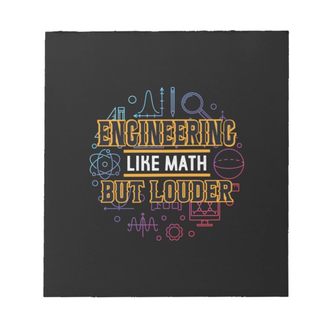 Ingenieurwesen wie Mathematik Notizblock (Vorderseite)