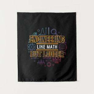 Ingenieurwesen wie Mathematik Wandteppich