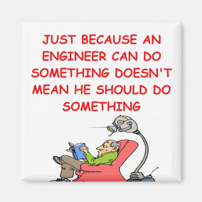 Ingenieurwitz Magnet (Vorne)