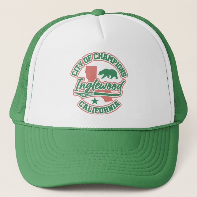 Inglewood, Kalifornien Truckerkappe (Vorderseite)