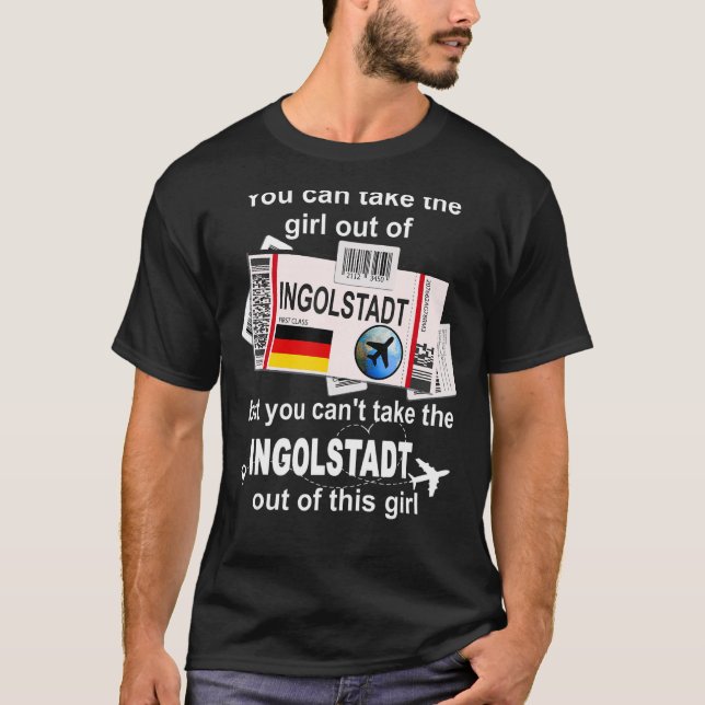 Ingolstadt Boarding Pass - Ingolstadt Girl - Ingol T-Shirt (Vorderseite)