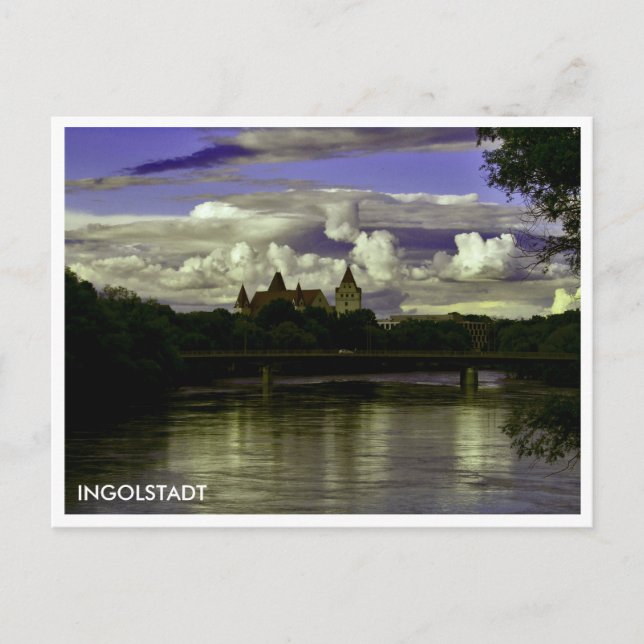 Ingolstadt Landschaft Postkarte (Vorderseite)