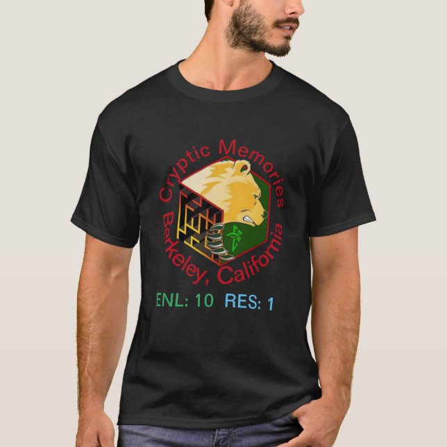Ingress Kryptische Erinnerungen Berkeley, CA T - S T-Shirt (Vorderseite)
